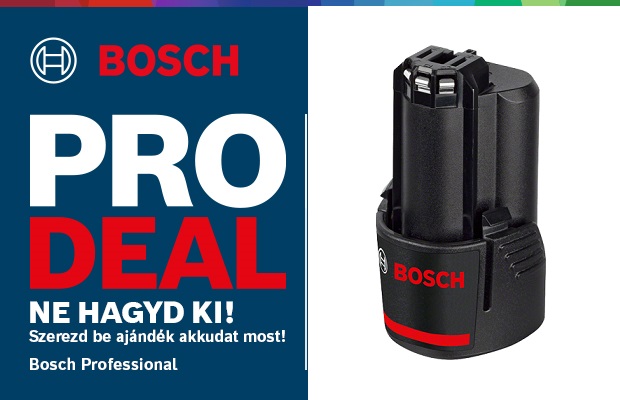 Bosch Professional Mérőműszerek promóció!